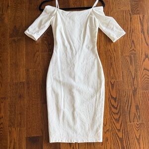 Lulu's White Midi Dress